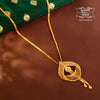 Premium Gold Plated Sriparna Tie Chain with Earrings