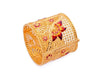 Minakari Leaf motif Chur