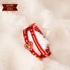 Stylish Gold Plated Heart Pola Pair