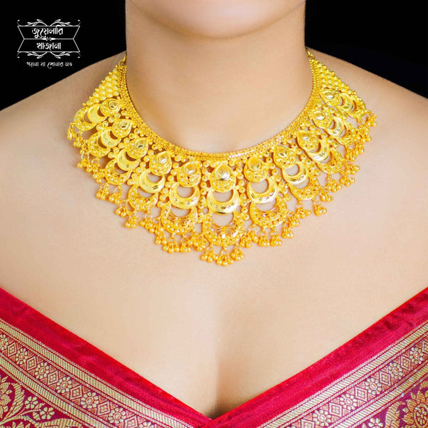 Premium Gold plated Maher Necklace