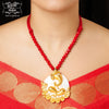 Premium Gold Plated Ganesha on Shell Pendant