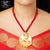 Premium Gold Plated Ganesha on Shell Pendant
