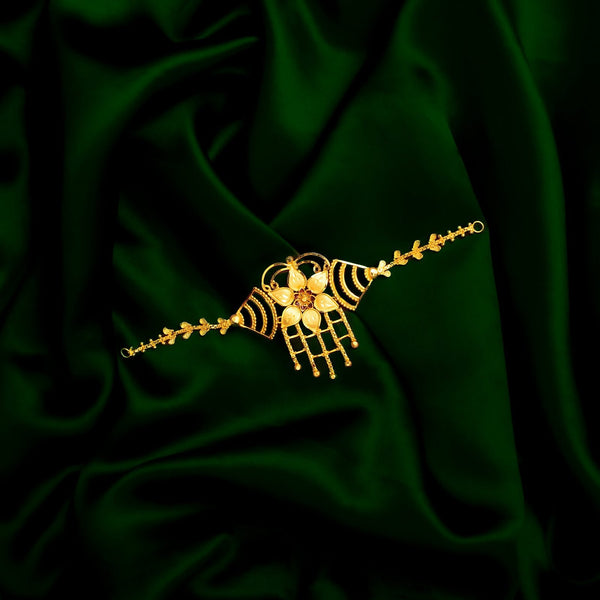 Premium 24K Gold Plated floral Minakari Choker