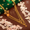 Premium Gold Plated Triparna Lahari with Earrings