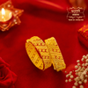 Premium Gold Plated Puspanjali Chur Pair
