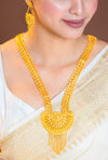 Premium Gold Plated Alakananda Sitahar with Earrings