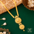Premium Gold Plated Surjobala Sitahar with Earrings