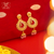 Premium Gold Plated Diya Kanbali
