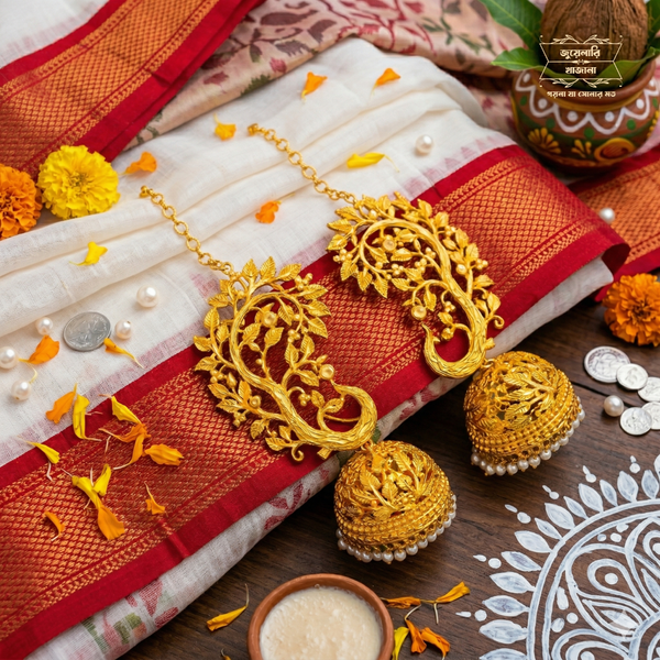 Premium Gold Plated Shubholata Full Kaan