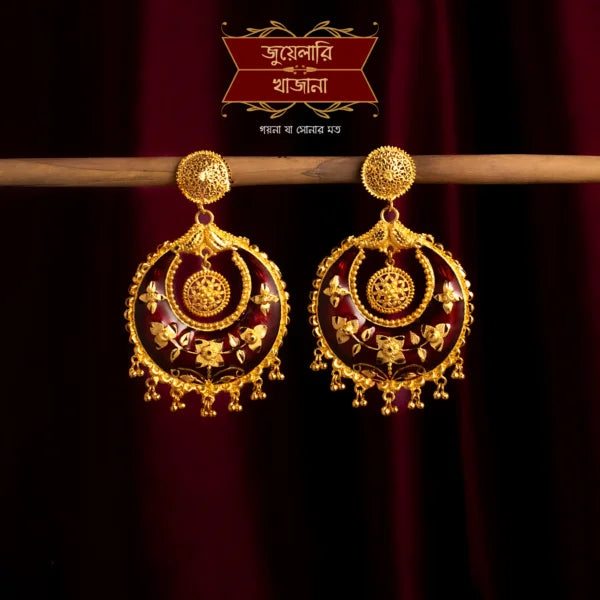 Exclusive Gold Plated Minakari Kanbali