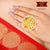 Premium Gold plated Semi Cultured Pearl studded Finger ring