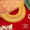 Premium Gold Plated Prerona Chatai with Earrings