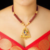 Gorgeous Gold Plated Swan Pendant with Earrings