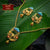 Premium Gold Plated Aranya Chain Pendant with Earrings