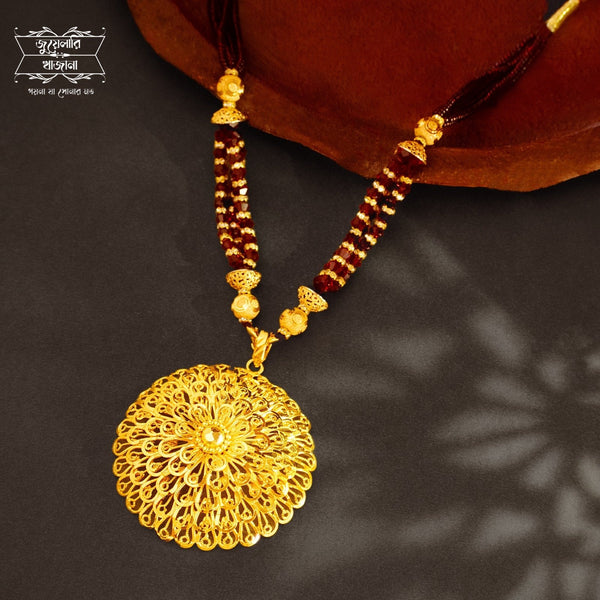Premium Gold Plated Sonamukhi Pendant