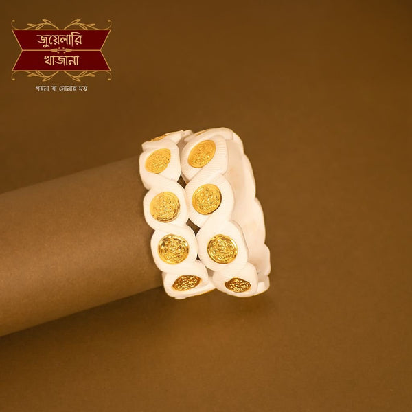 Exclusive Gold Plated Gini Shakha pair
