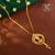 Premium Gold Plated Sriparna Tie Chain with Earrings