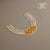 Stylish Pearl and Gold Plated Parijat Necklace with Earrings