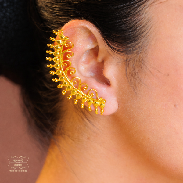 Marvelous Gold Plated Seekha Full Kaan