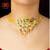 Premium Gold Plated Mayur Choker with Earrings