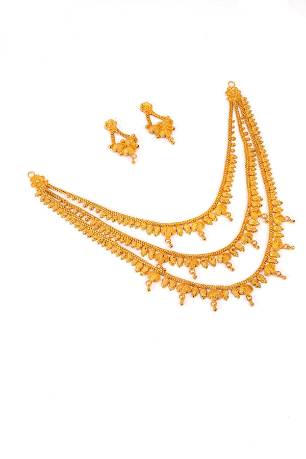 Lightweight Lahari Necklace with Earrings